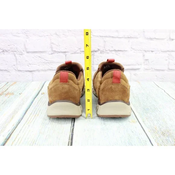 LL Bean Brown Leather Waterproof Insulated Slip-On Snow Sneaker 5 Shoes 8 W - Picture 8 of 9